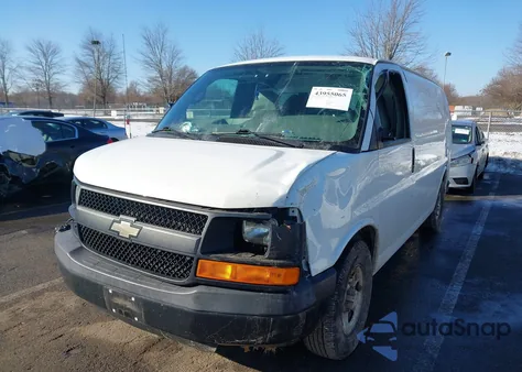 2008 Chevrolet Express Work Van from USA, damaged, VIN 1GCFG15X481140737